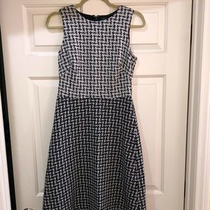 Ralph Lauren, black and white dress